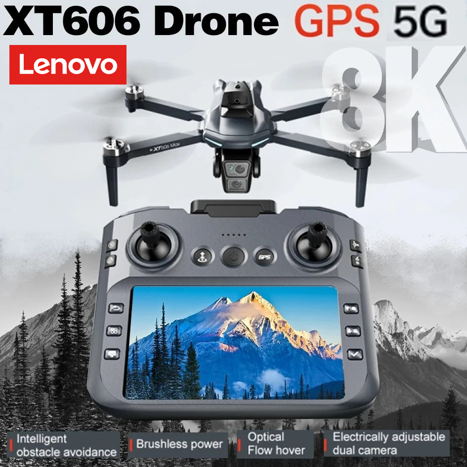 Drone Photogrammetry - โดรน Lenovo XT606 ระดับมืออาชีพ กล้อง 8K