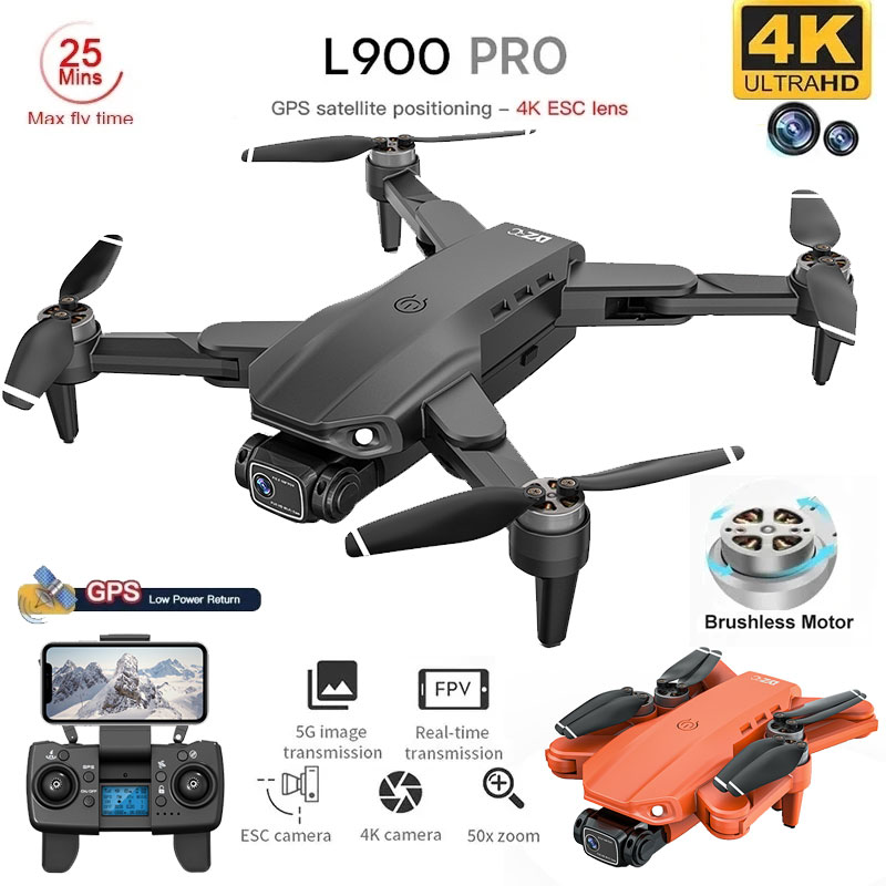 Drone Photogrammetry - โดรน4K L900โปร GPS โดรน4K กล้อง HD