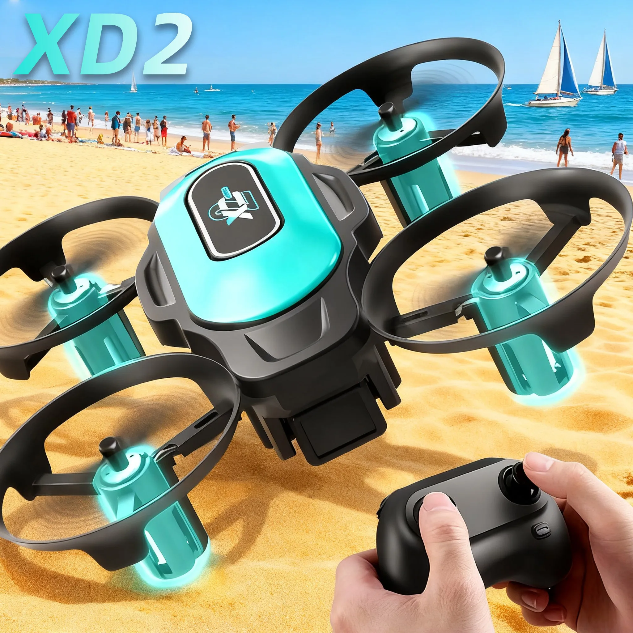 Drone Aerial Photography - โดรนขนาดเล็ก XD2, 360 ° การพลิกตัวแบบสตั๊นท์ฟลาย, ไฟ