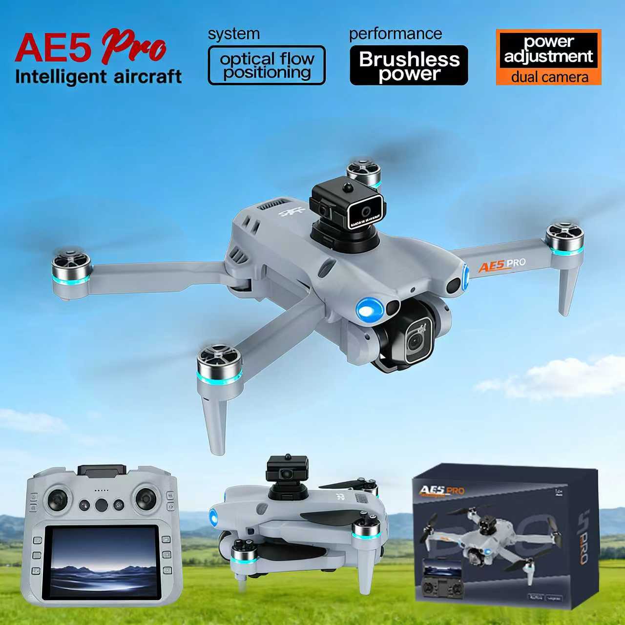Drone Thermal Imaging - โดรน AE5 GPS MAX กล้อง 8K