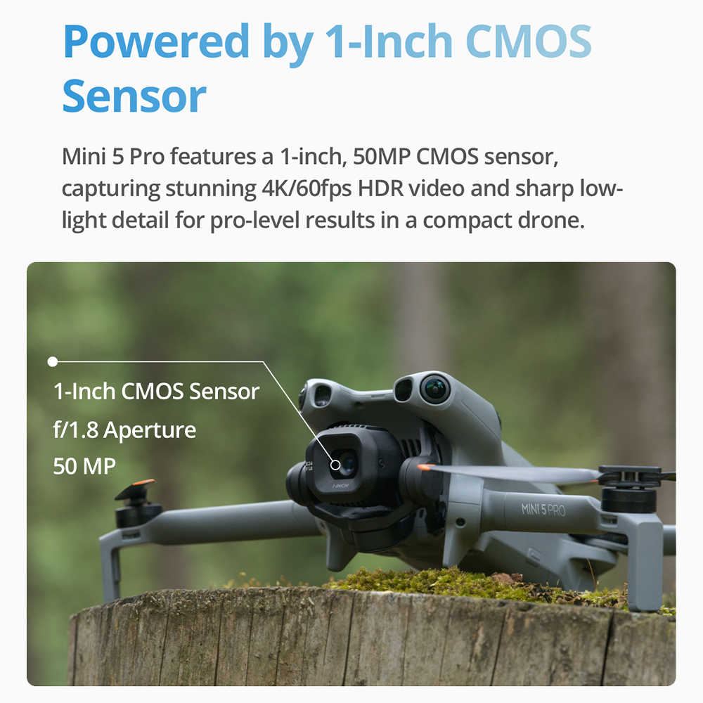 ชุดโดรน DJI Mini 5 Pro Fly Com - Drone Cinematic บทวิจารณ์และราคา
