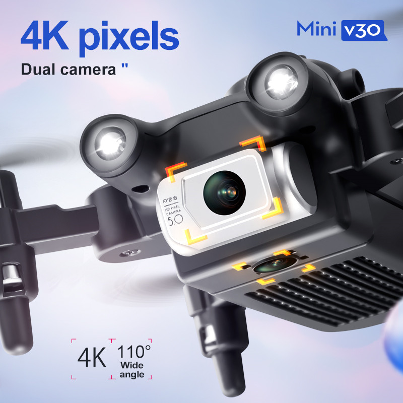 Mini V30 WiFi FPV Drone 4K HD  - Drone Video Production บทวิจารณ์และราคา