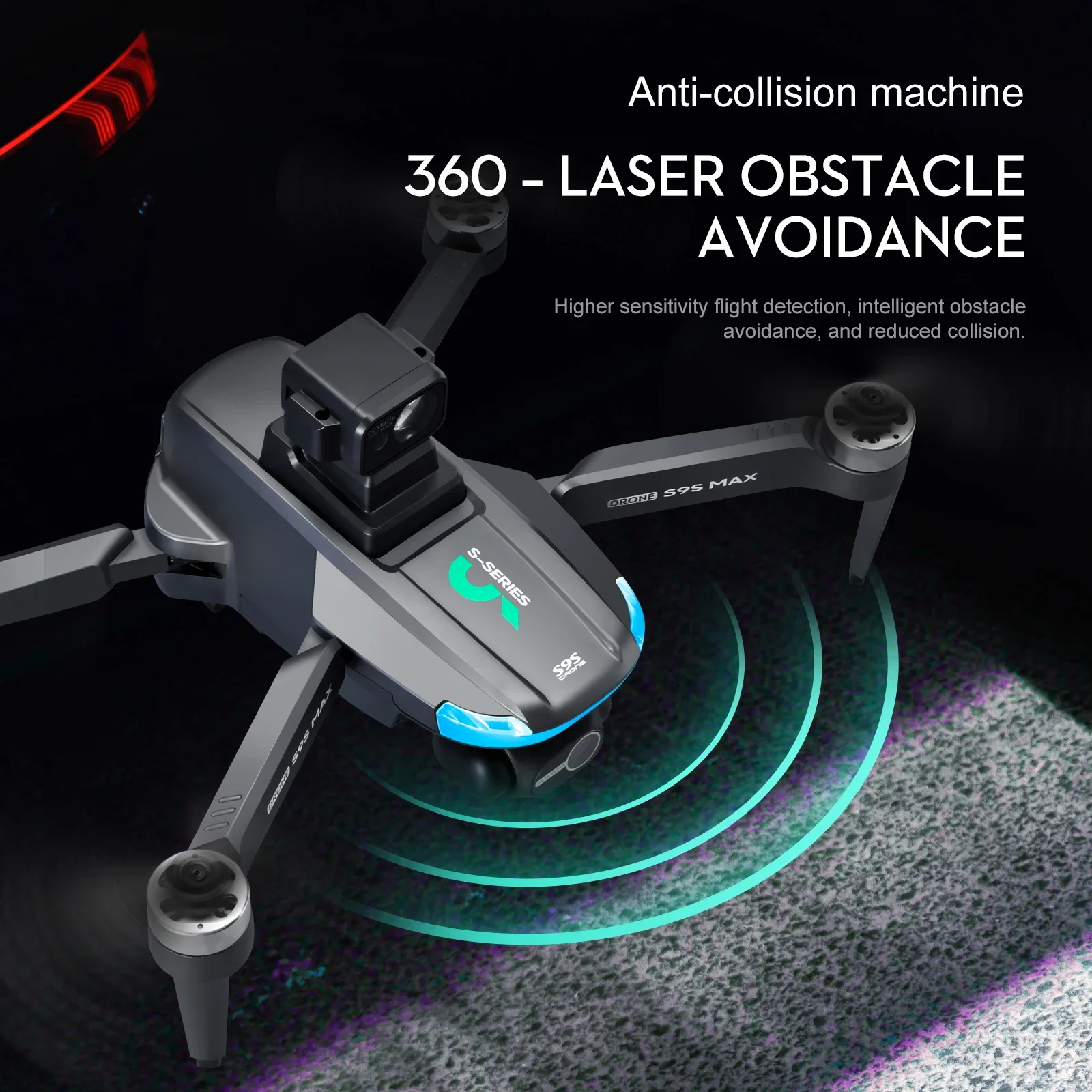 ใหม่S9S MAX MINI Drone 4K 2 แก - Drone Video Production บทวิจารณ์และราคา