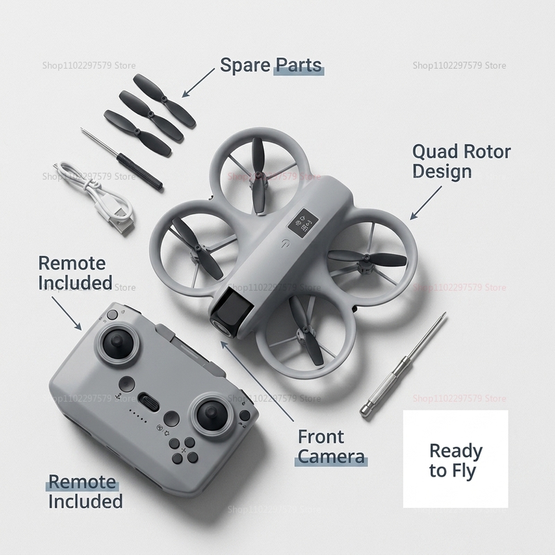 มินิโดรนพร้อมกล้อง 8K HD FPV โ - Drone Cinematic บทวิจารณ์และราคา