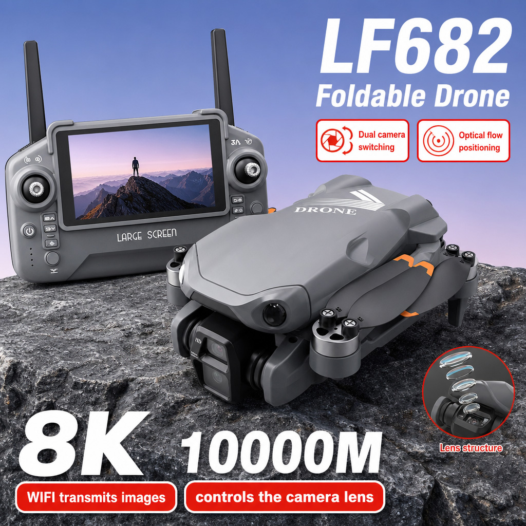 โดรนถ่ายภาพทางอากาศ LF682 8K H - Drone Photogrammetry บทวิจารณ์และราคา
