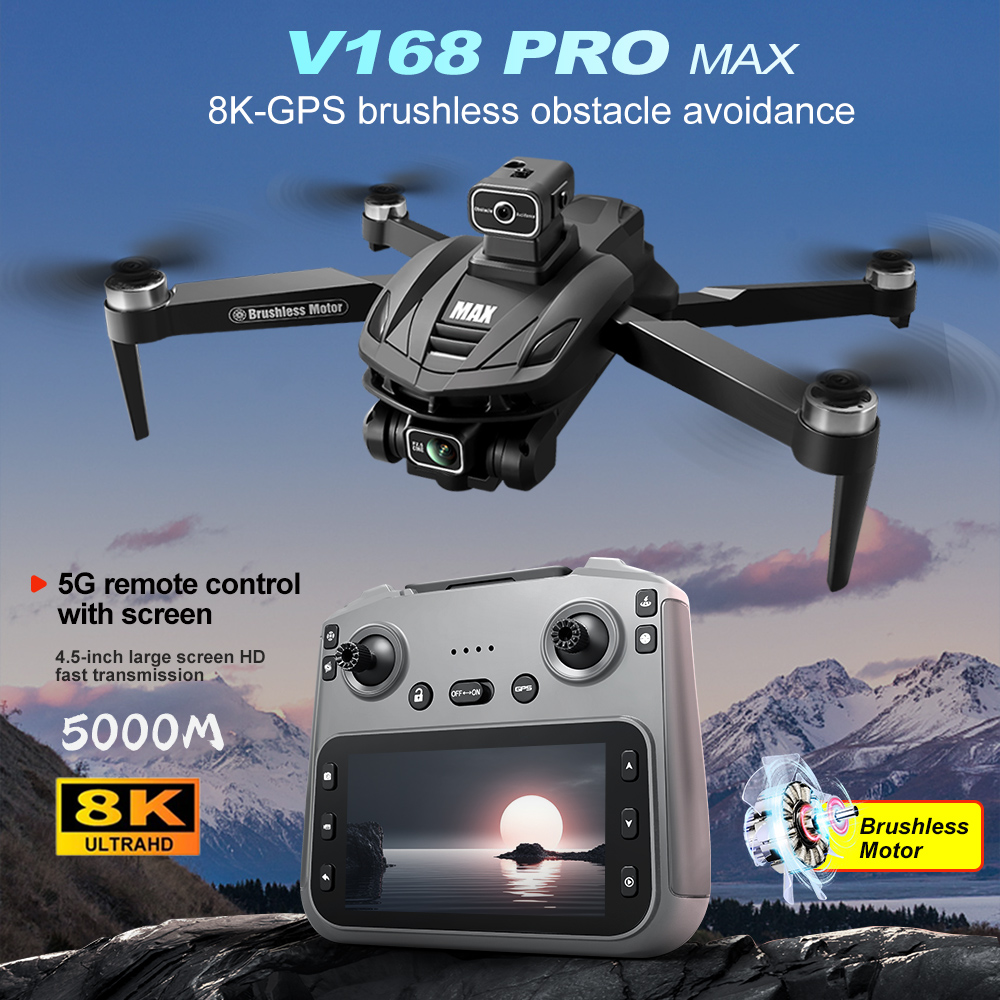 V168 PRO Max GPS Drone 8K Prof - Drone Photogrammetry บทวิจารณ์และราคา