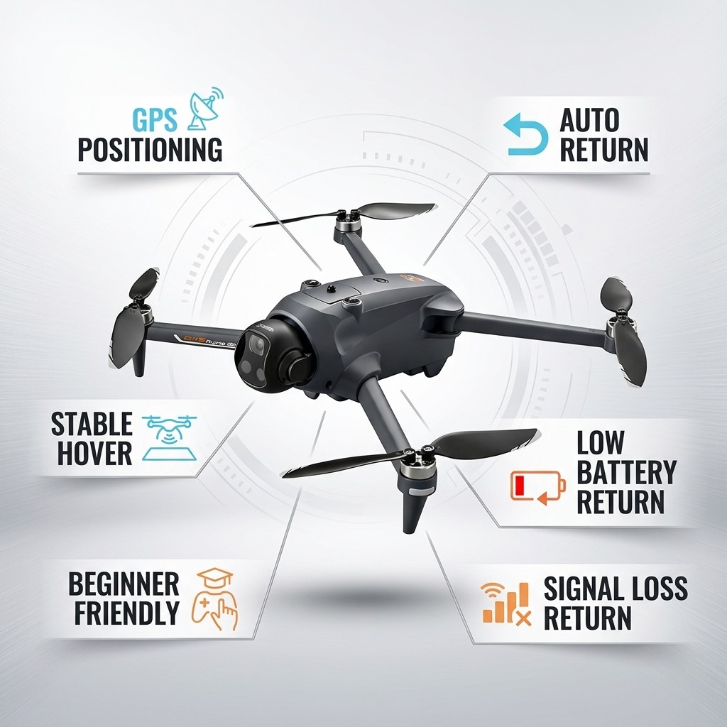 โดรน Potensic ระบบ GPS กลับอัต - Drone Multispectral บทวิจารณ์และราคา