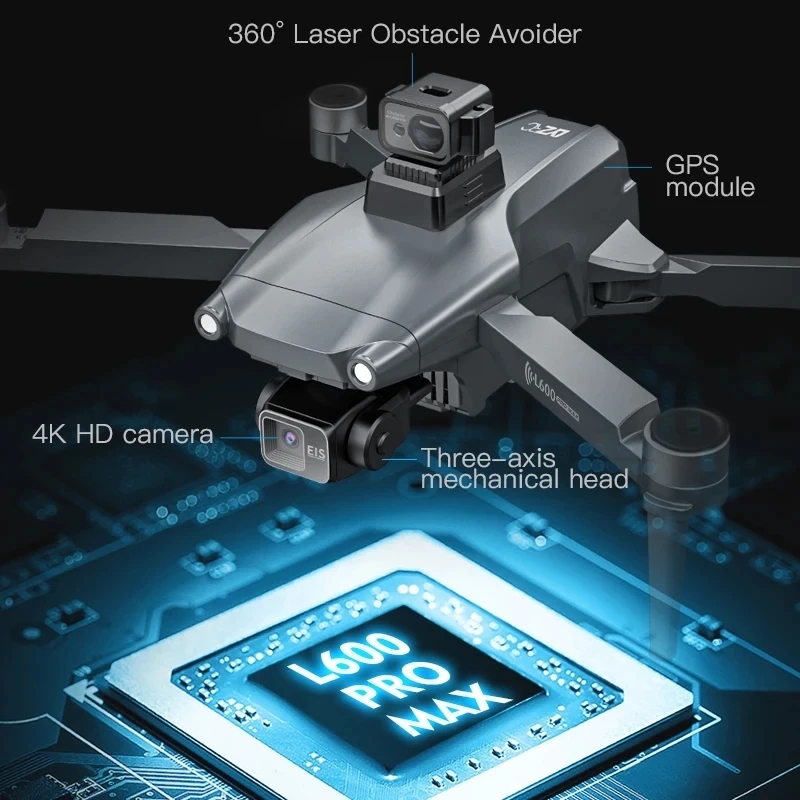 L600 PRO MAX GPS Drone Profess - Drone Photogrammetry บทวิจารณ์และราคา