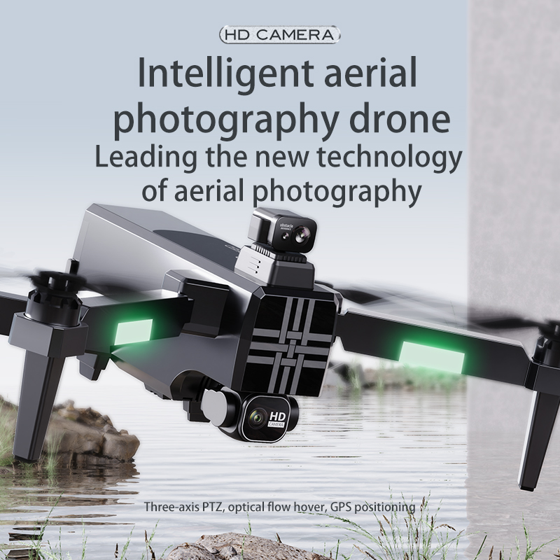 โดรน A380 4K HD สามแกนกันสั่นแ - Drone Cinematic บทวิจารณ์และราคา