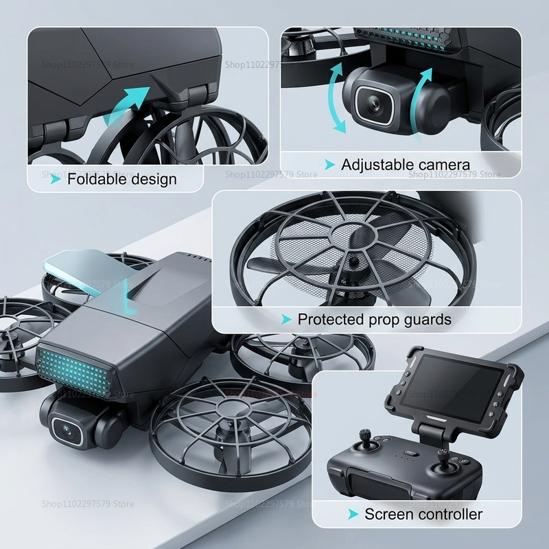 โดรนรุ่นใหม่ M8 GPS 8K ระดับมื - Drone Photogrammetry บทวิจารณ์และราคา